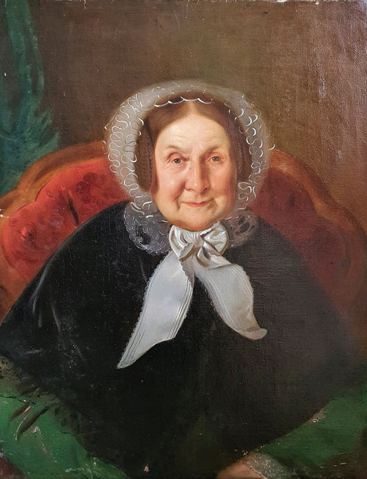 Ritratto di Dama anziana con cuffia | '800