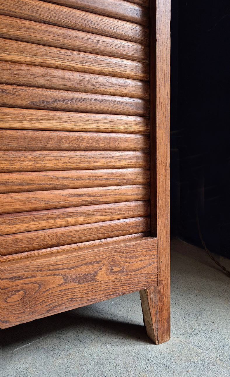 Schedario / Credenza a Doppia Serranda in legno | Primi '900