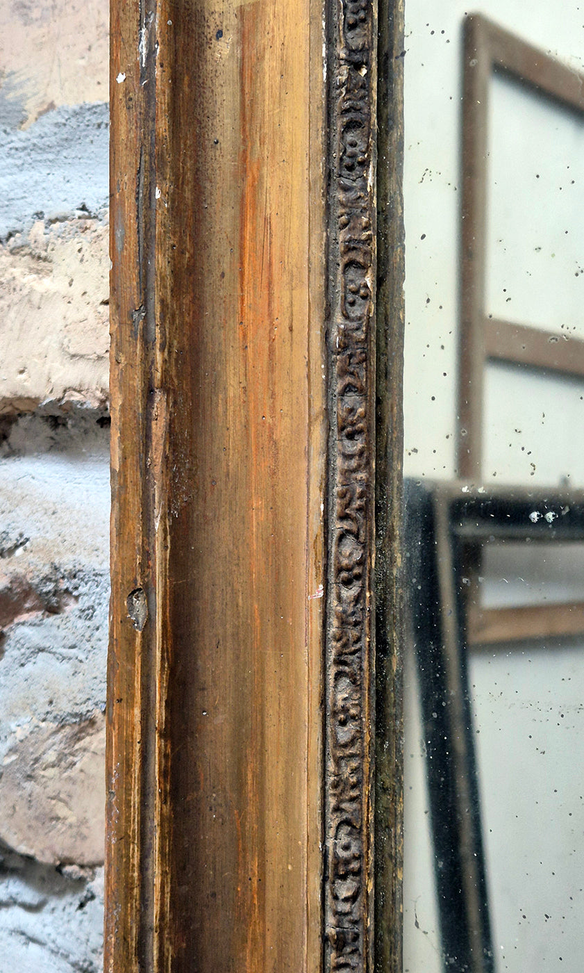 Specchio Antico al Mercurio con Cornice Dorata | '800