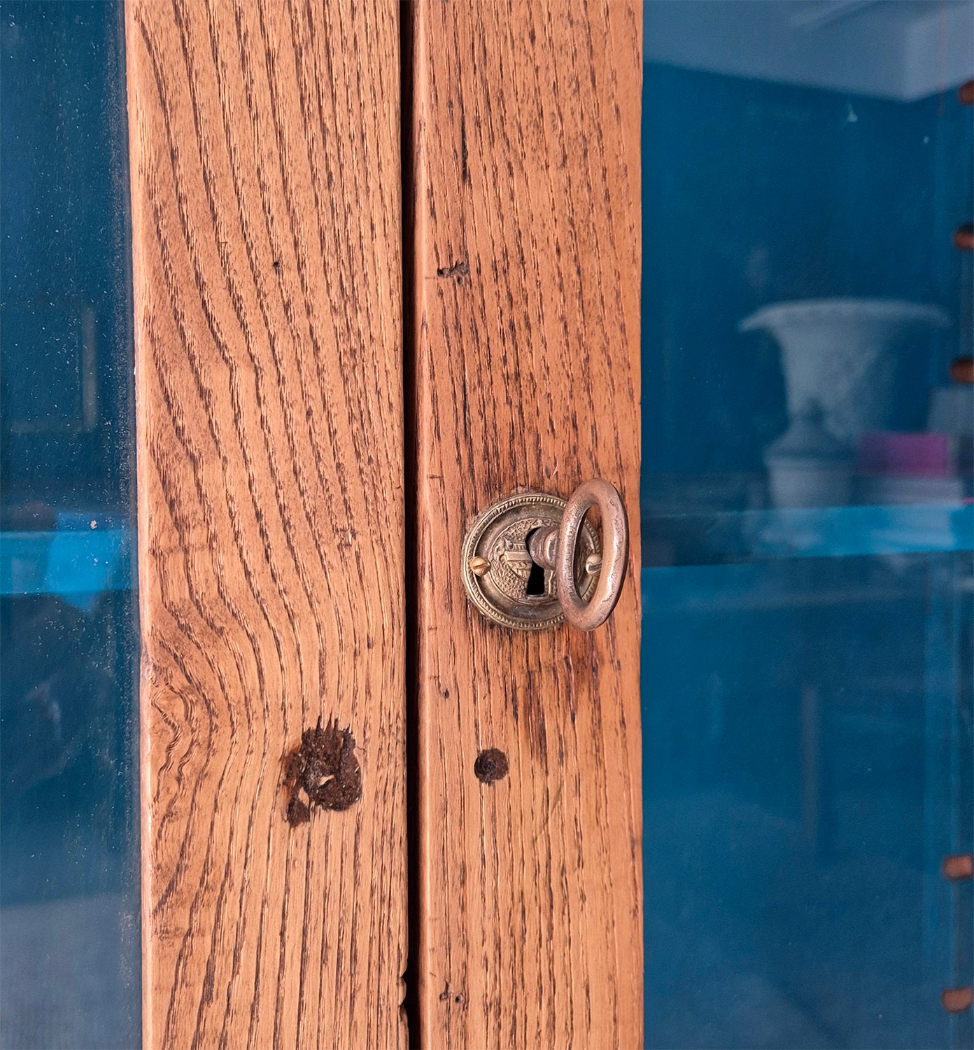 Vetrina / Libreria Antica in legno di Rovere | Primi '900