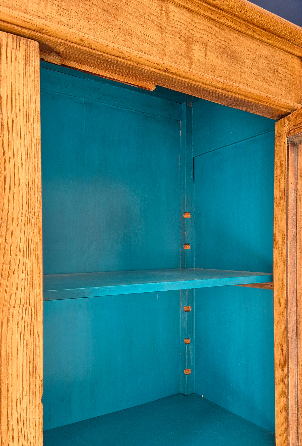 Vetrina / Libreria Antica in legno di Rovere | Primi '900