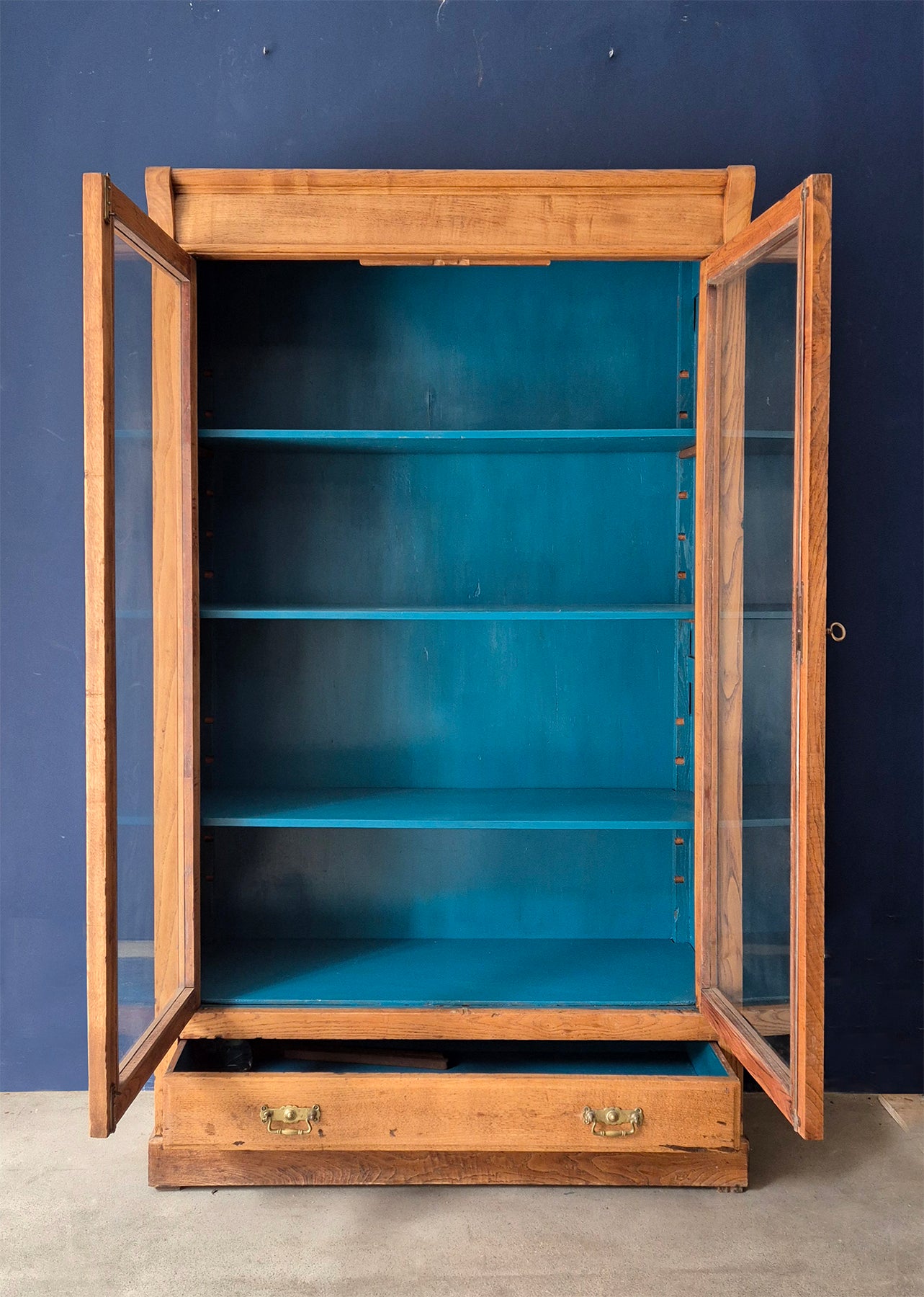 Vetrina / Libreria Antica in legno di Rovere | Primi '900