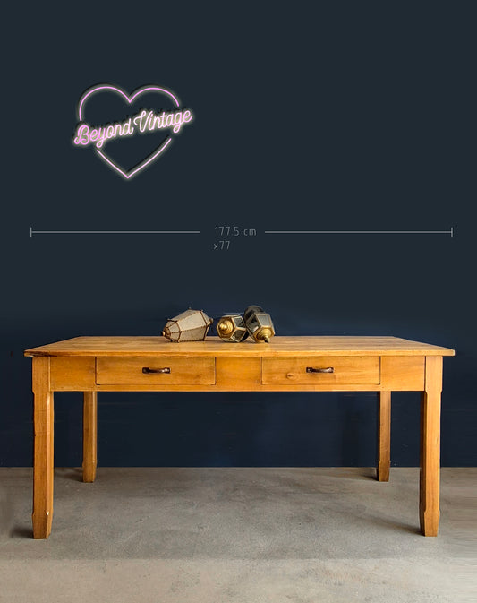 Tavolo Antico in Legno di Castagno | fine '800