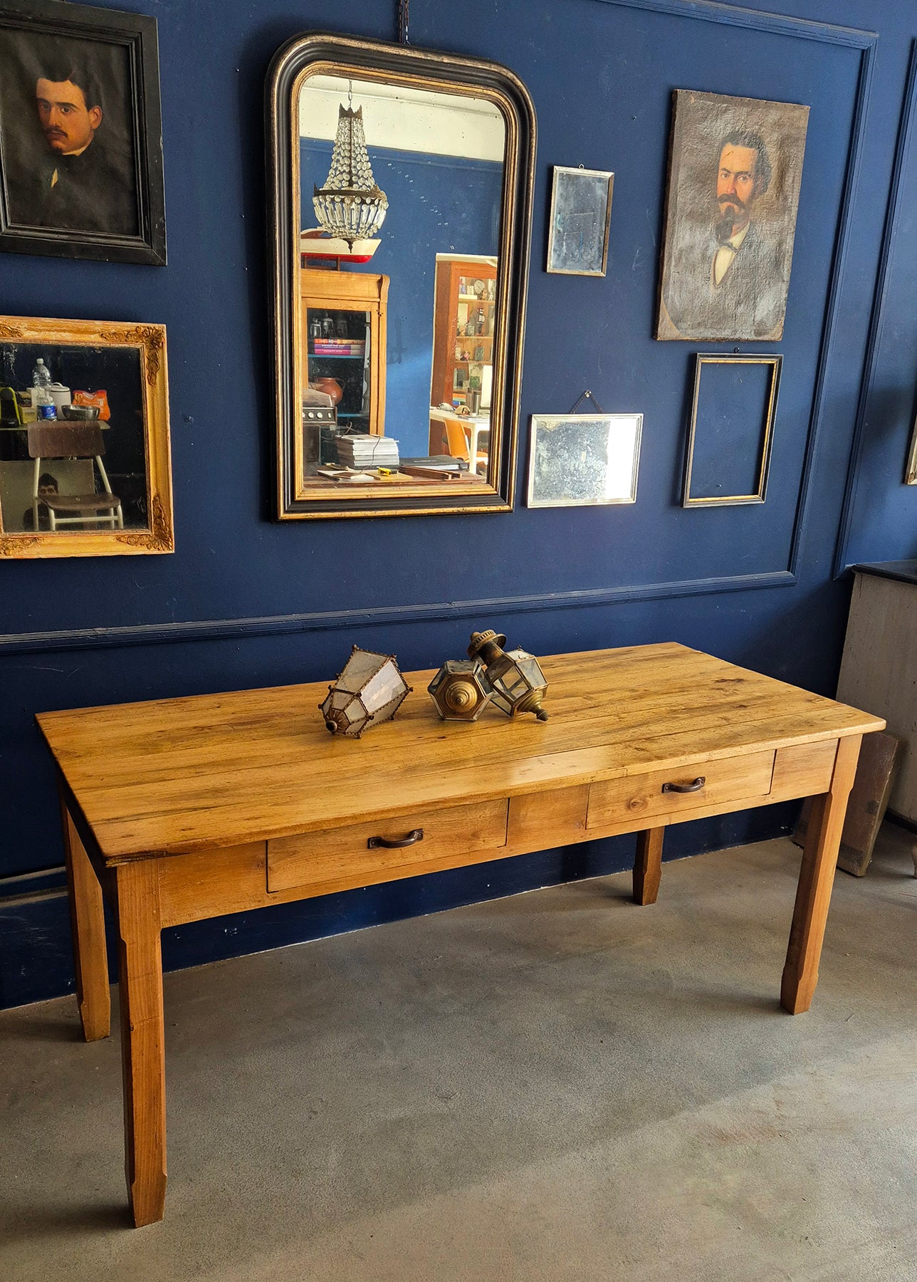 Tavolo Antico in Legno di Castagno | fine '800
