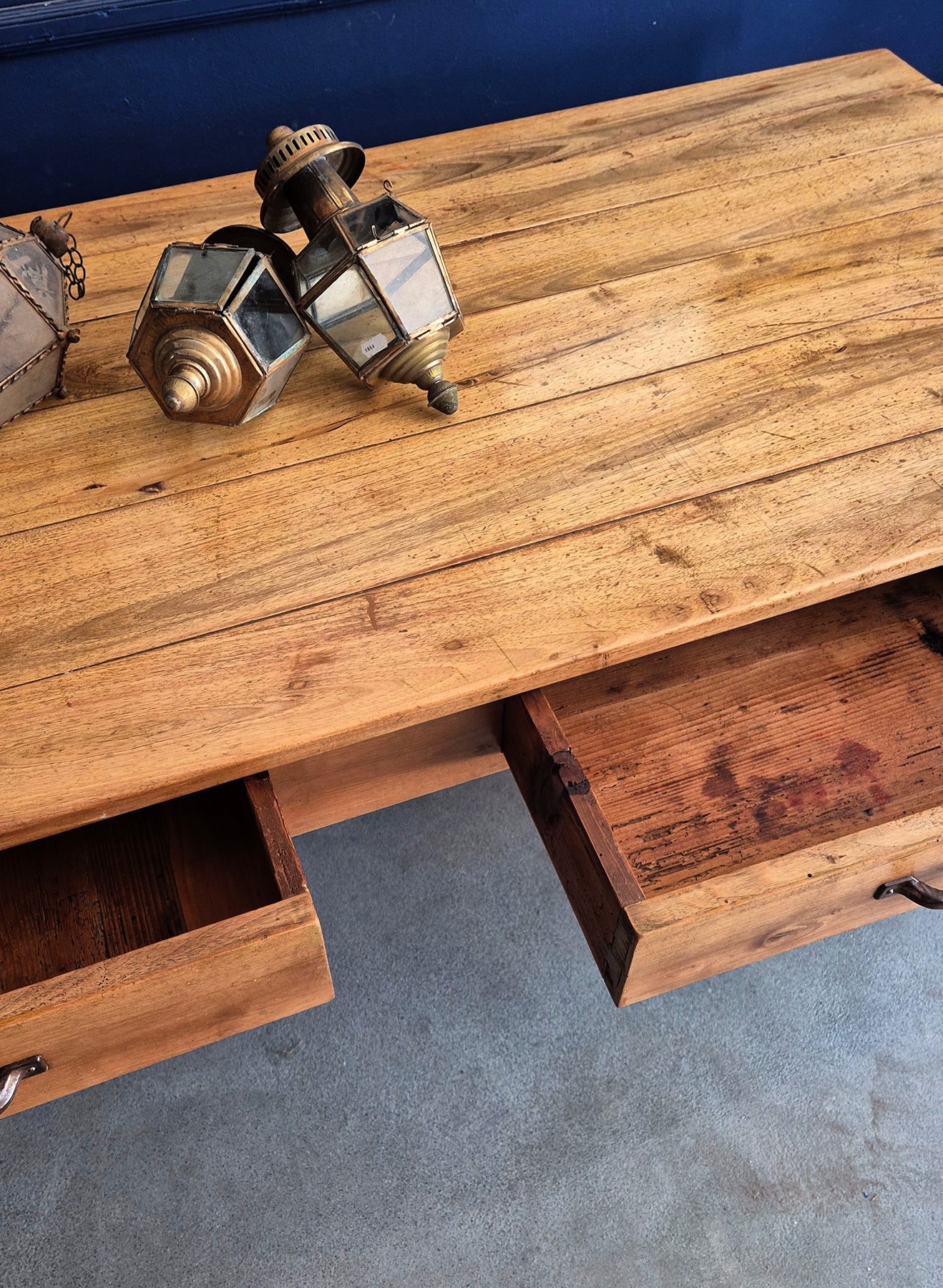 Tavolo Antico in Legno di Castagno | fine '800