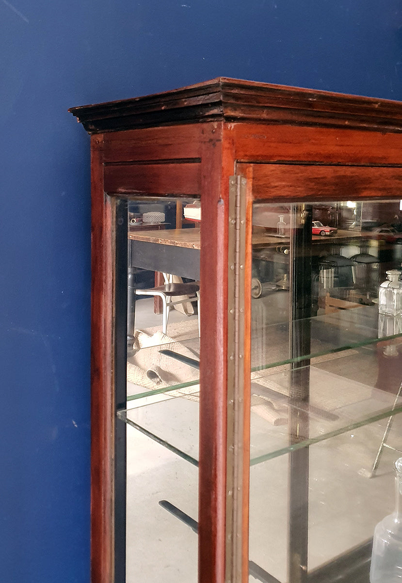 Vetrinetta Antica in mogano con specchi al mercurio | fine '800, UK