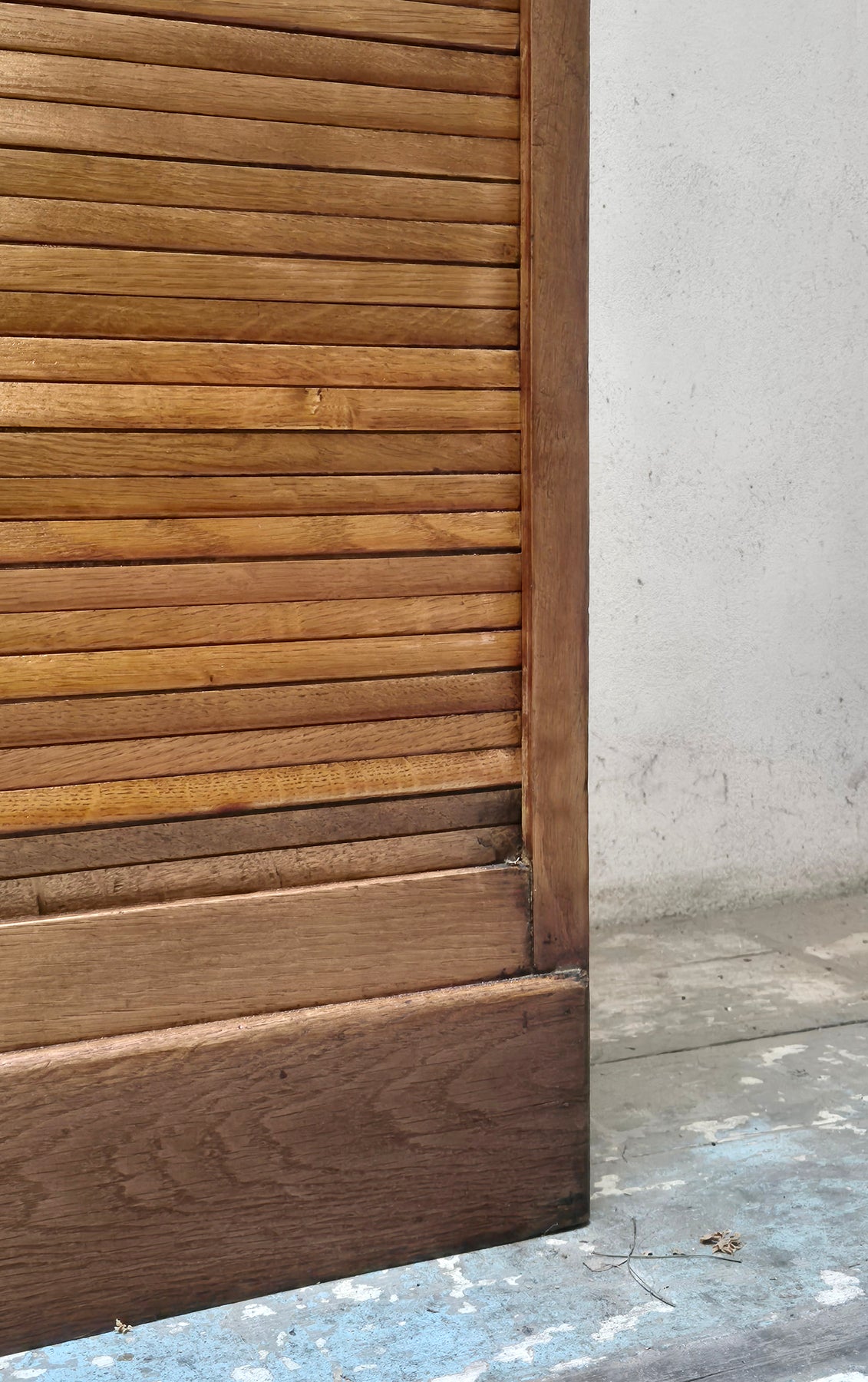 Schedario / Credenza a Tripla Serranda in Rovere | Inghilterra, Prima metà '900