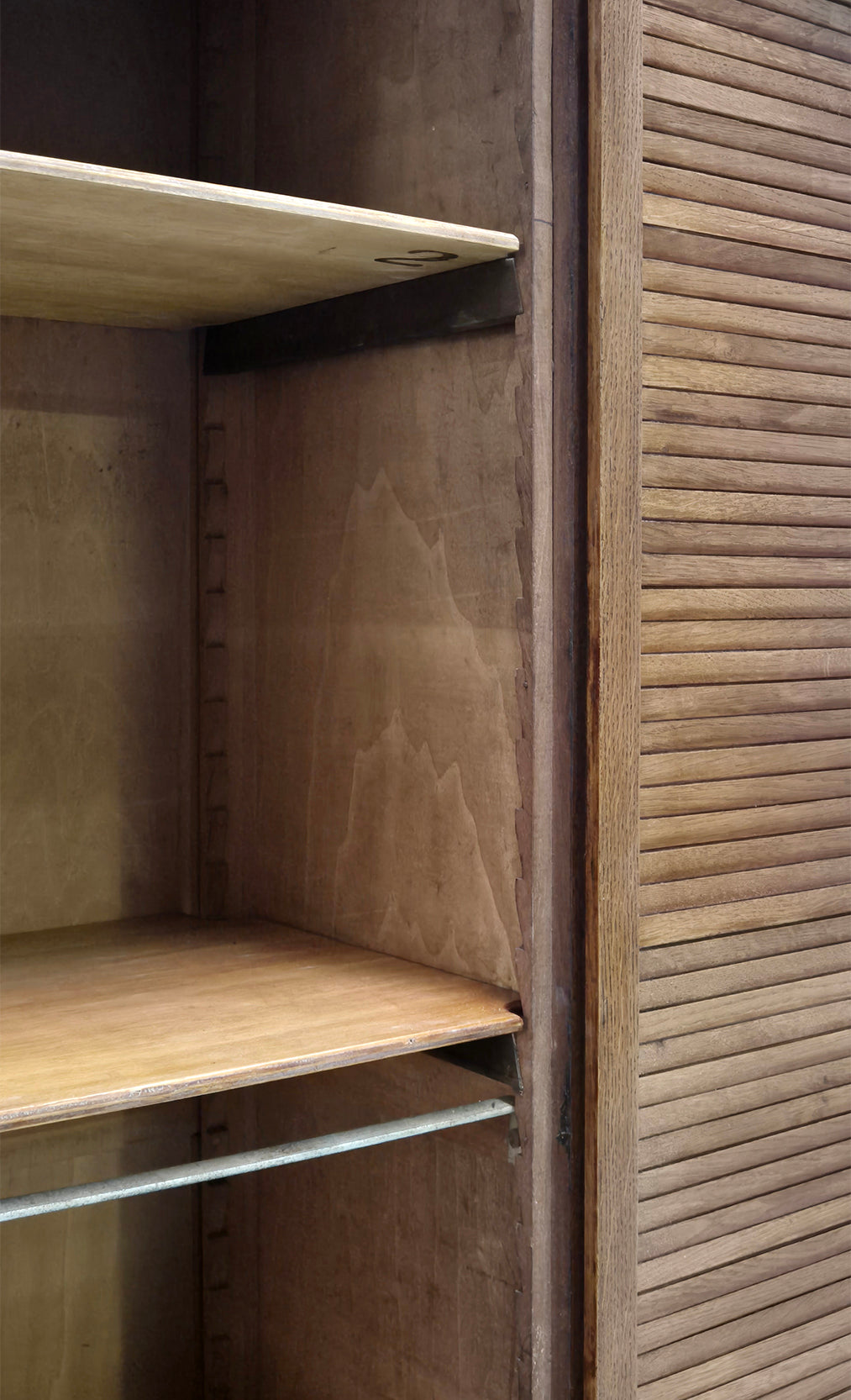 Schedario / Credenza a Tripla Serranda in Rovere | Inghilterra, Prima metà '900