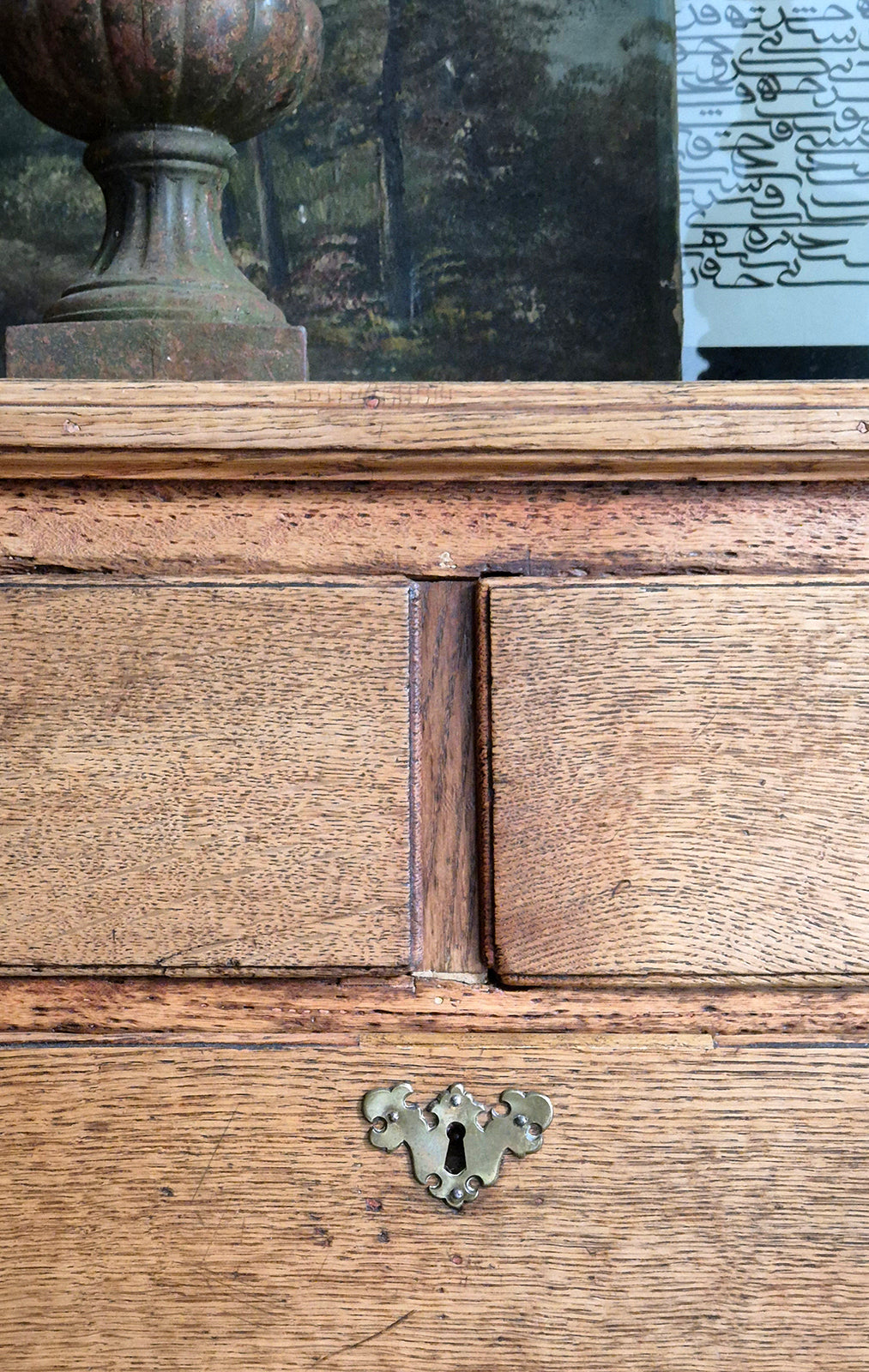 Cassettiera Antica in Rovere di Epoca Georgiana / Inizio Vittoriana | prima metà '800