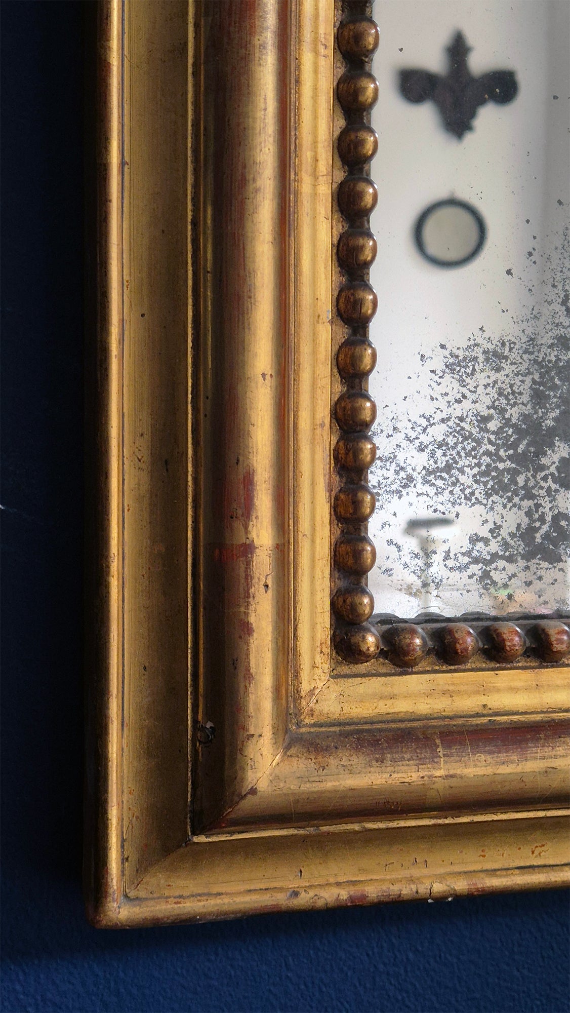 Specchio "Luigi Filippo" al mercurio | Francia, seconda metà '800