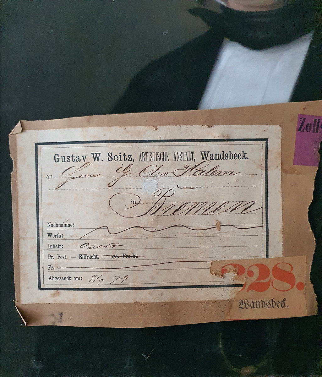 Ritratto Biedermeier di Gentiluomo | Germania, 1858
