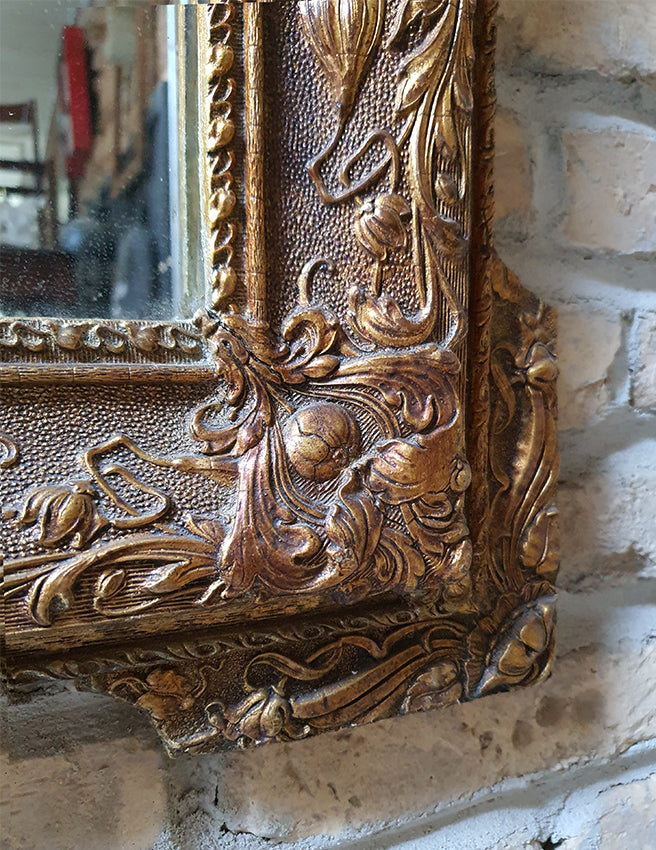 Specchiera in legno e stucco dorato | primi '900