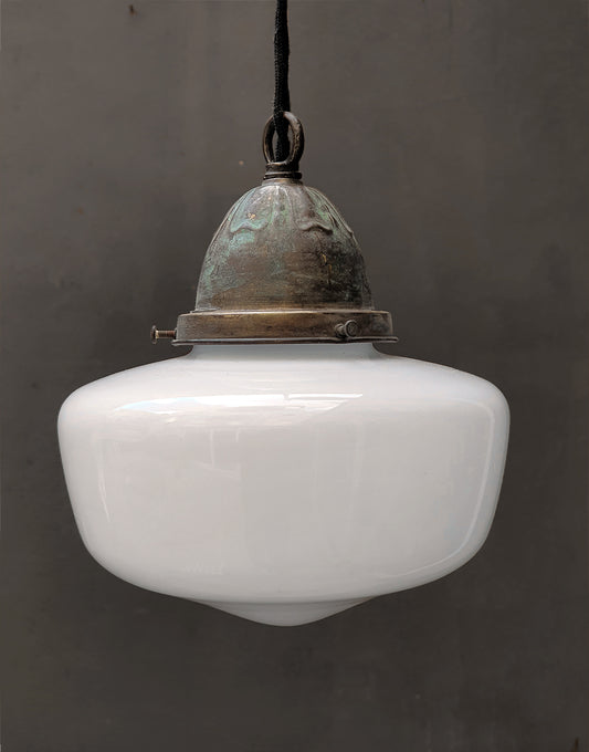 Lampada Opalina a sospensione | UK primi '900