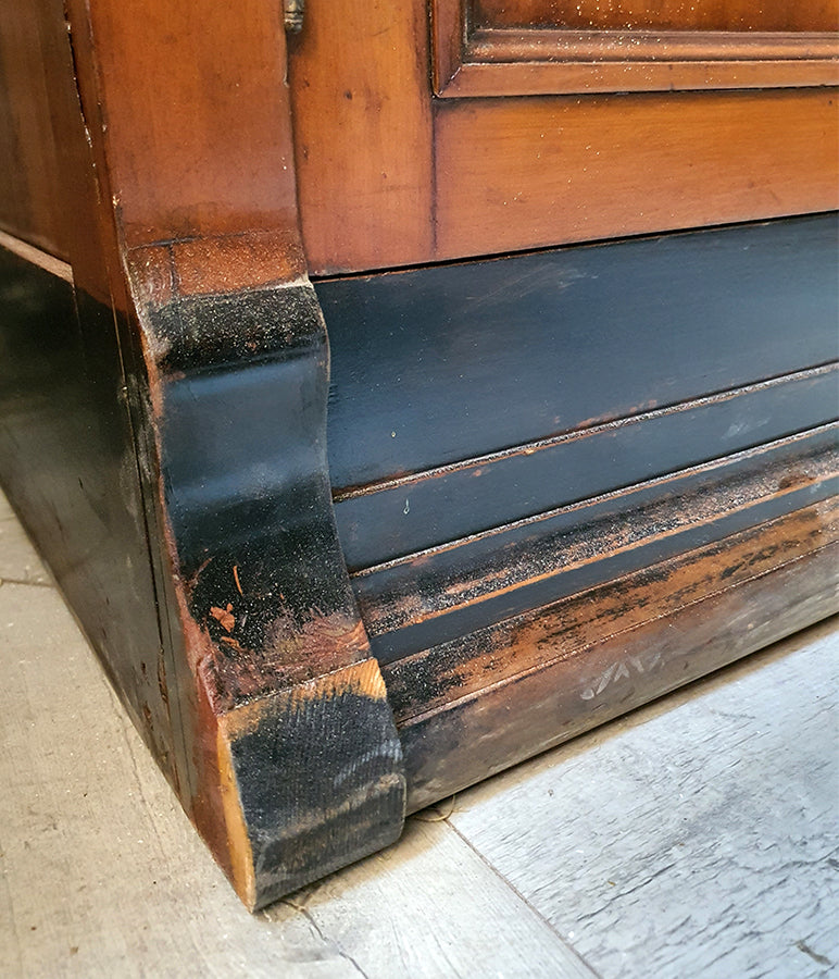 Schedario / Cassettiera Alta Ministeriale in Noce | metà '900