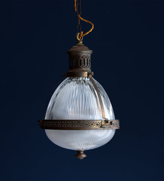 Lampada a sospensione 'Art Nouveau' di Holophane | primi '900