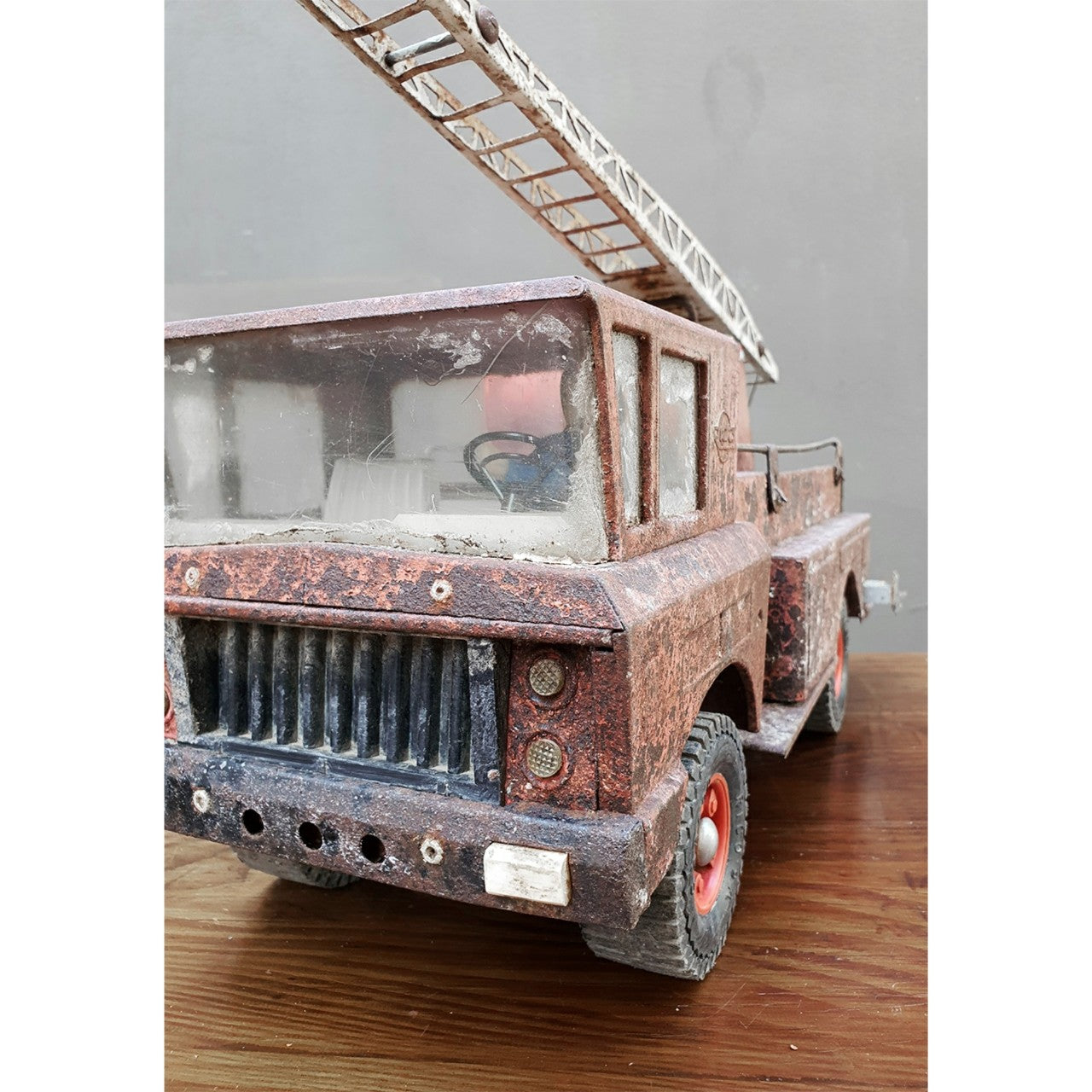 Giocattolo Vintage in Metallo | Camionetta dei Pompieri