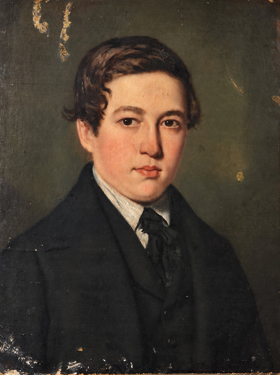 Ritratto inglese di giovane gentiluomo | circa 1840