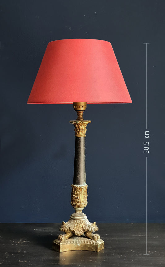 Candeliere Impero in Bronzo Trasformato in lampada da tavolo | Francia, metà '800 |