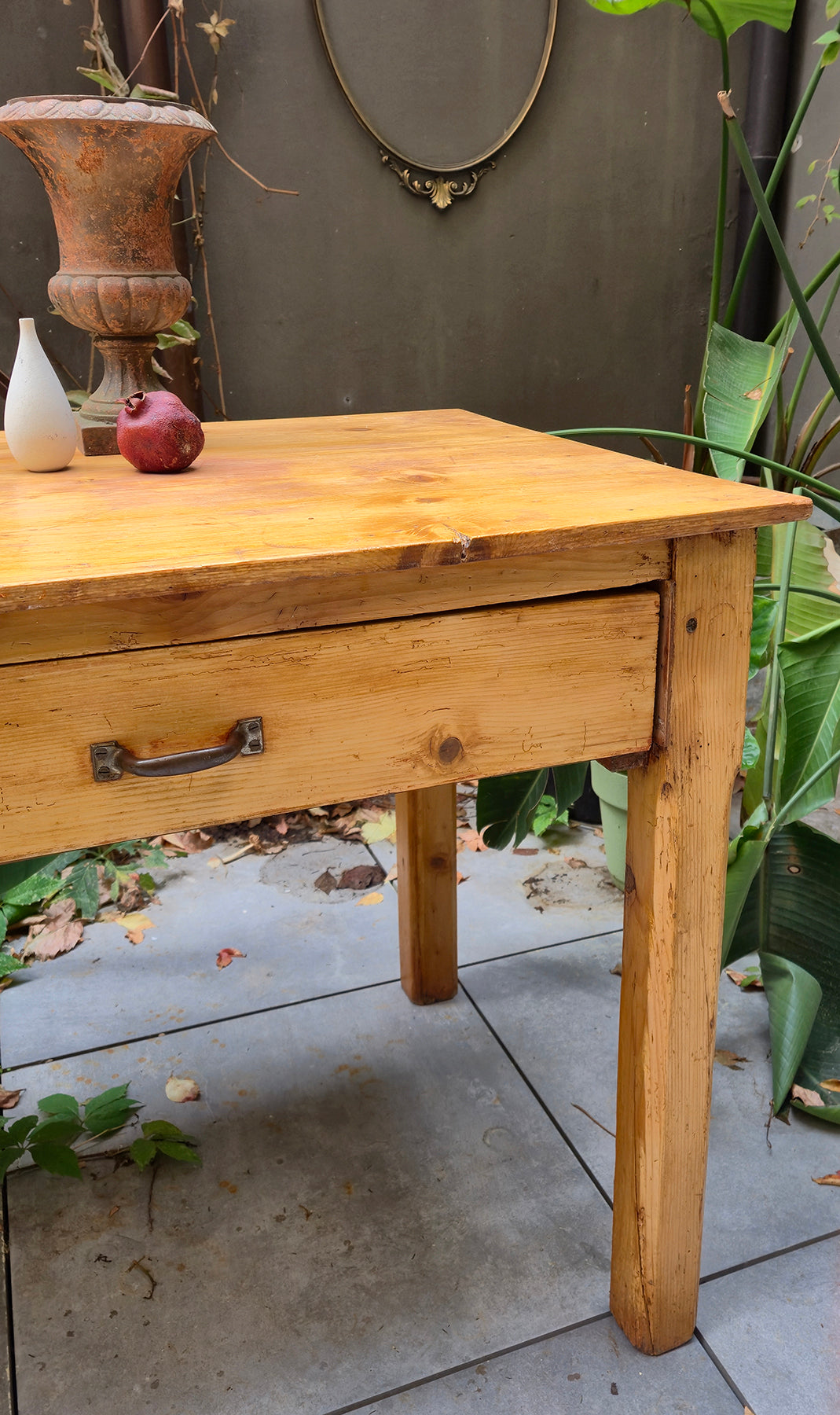 Tavolo Rustico da Cucina o Laboratorio di fine '800