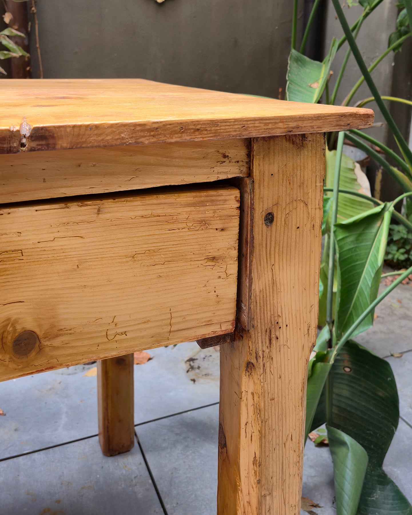 Tavolo Rustico da Cucina o Laboratorio di fine '800