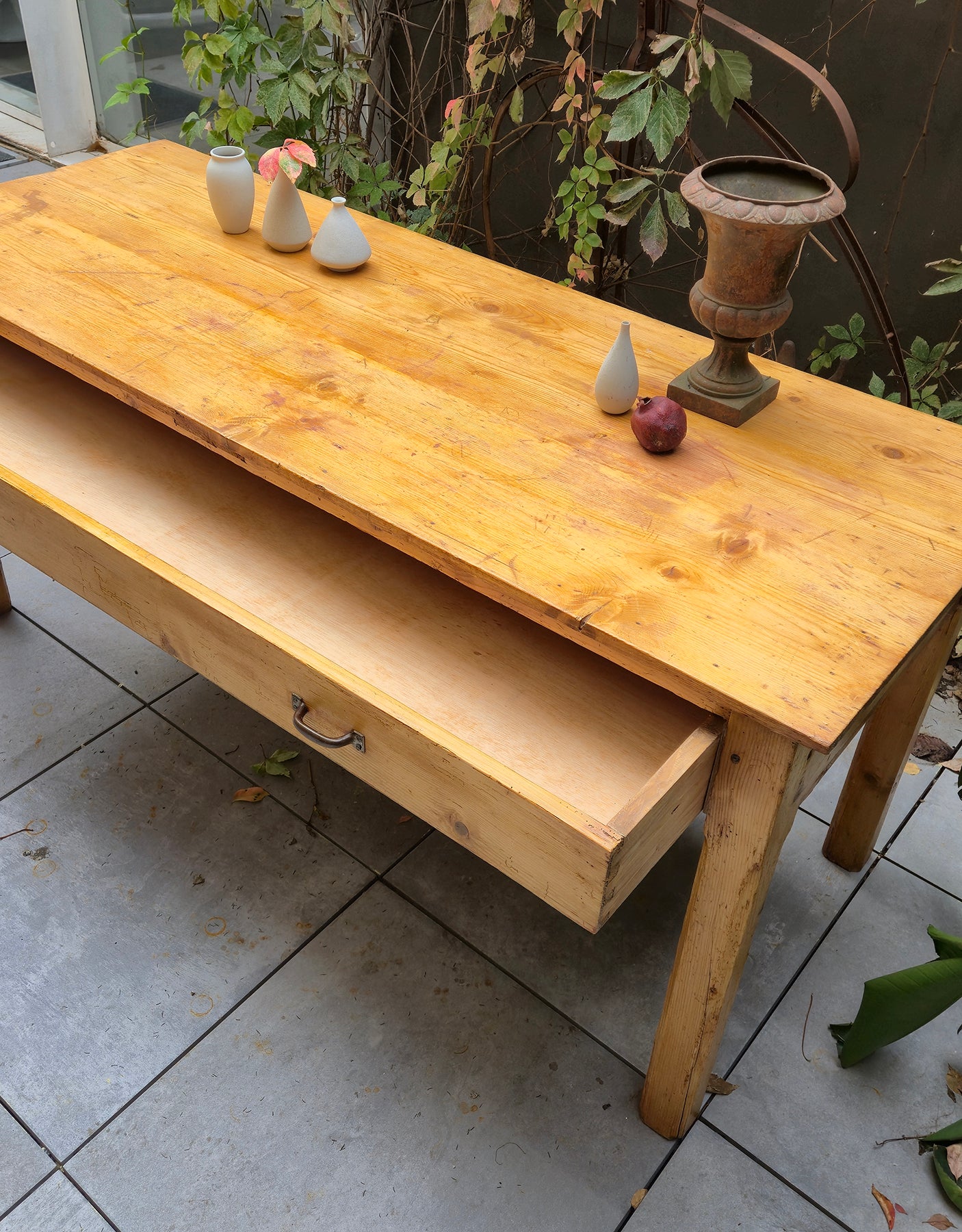 Tavolo Rustico da Cucina o Laboratorio di fine '800