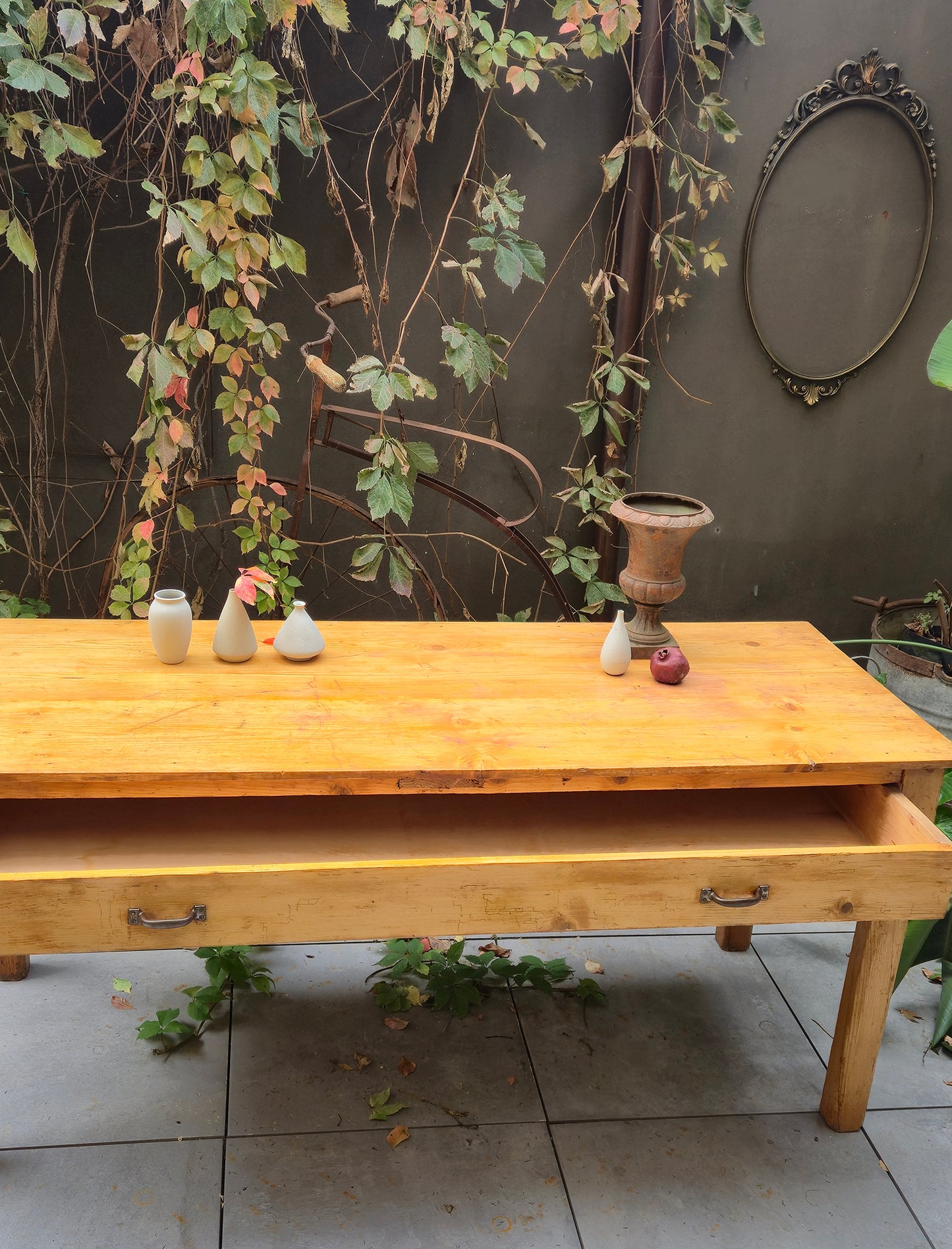 Tavolo Rustico da Cucina o Laboratorio di fine '800