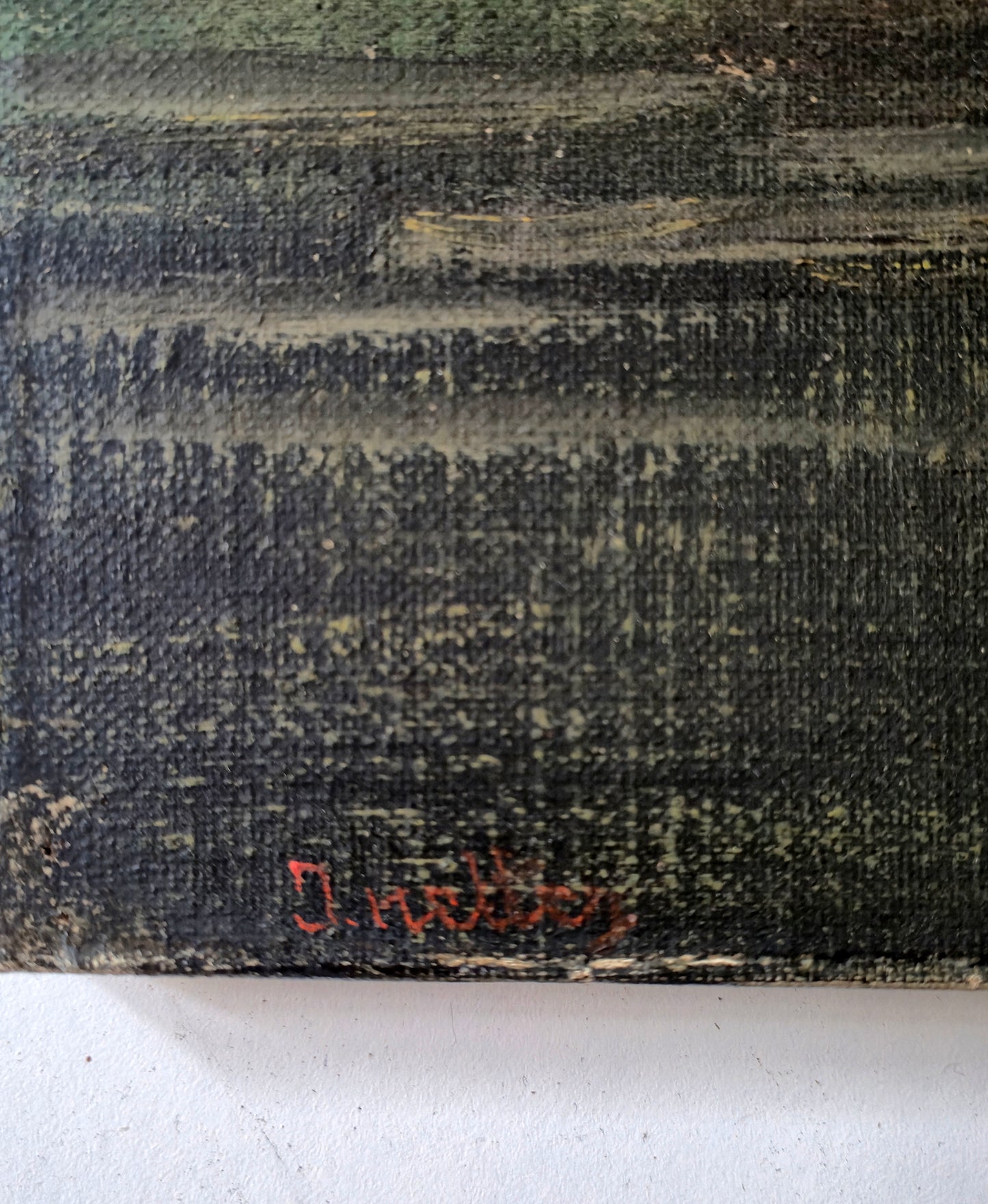 Dipinto antico a olio | Paesaggio Rurale, scuola Barbizon, fine '800