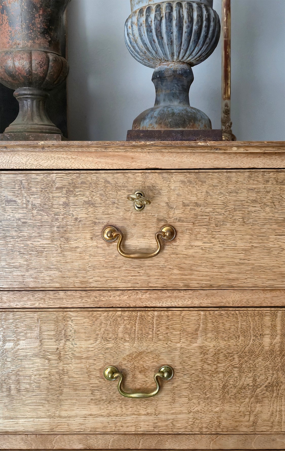 Cassettiera Antica in Rovere | Uk, metà '800