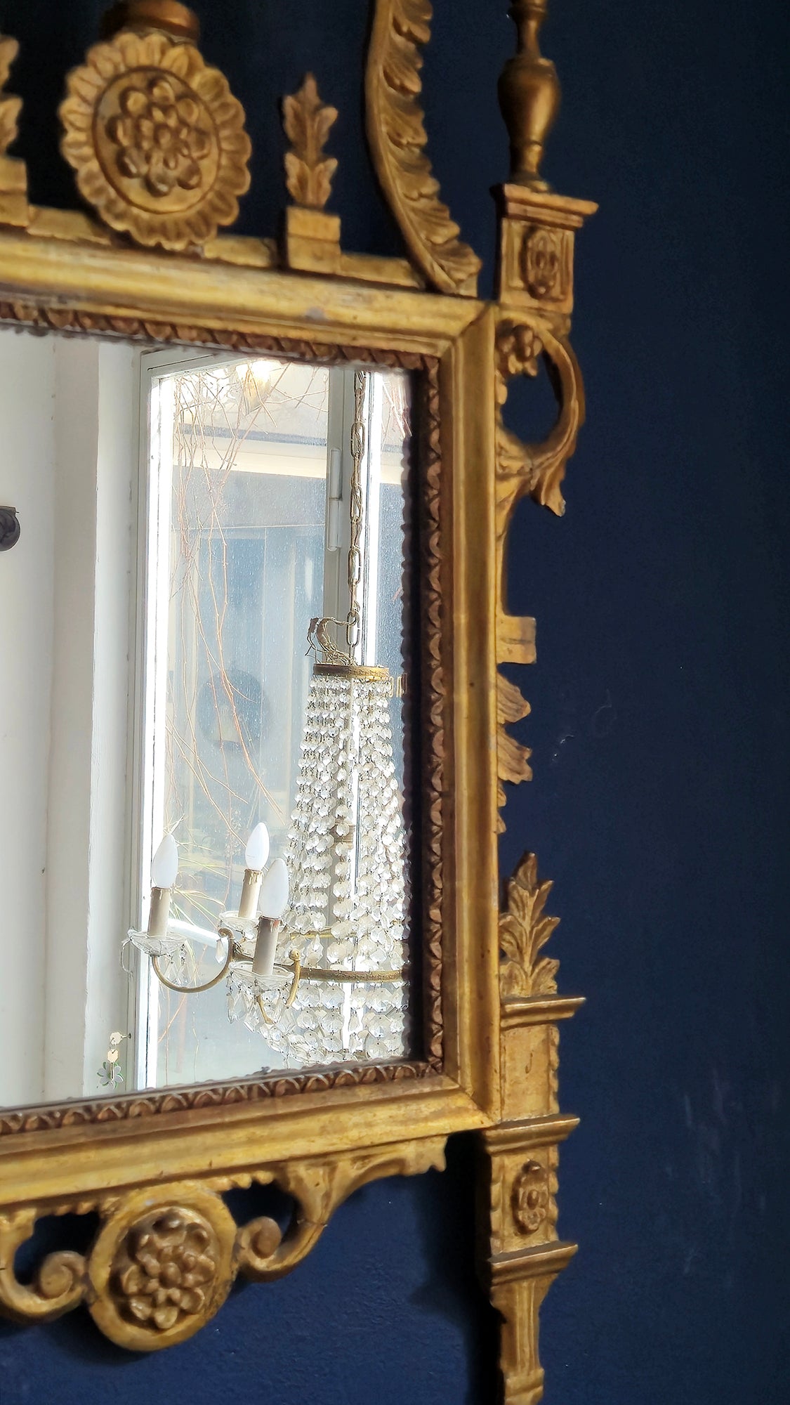 Specchio antico in stile neoclassico Luigi XVI