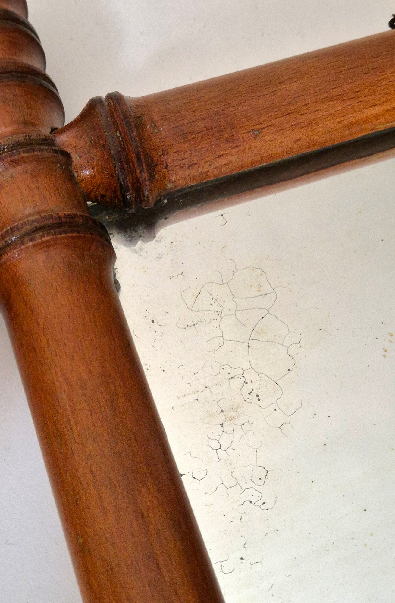 Specchio in Legno con effetto Bambù tipico dell'epoca | Francia, fine '800