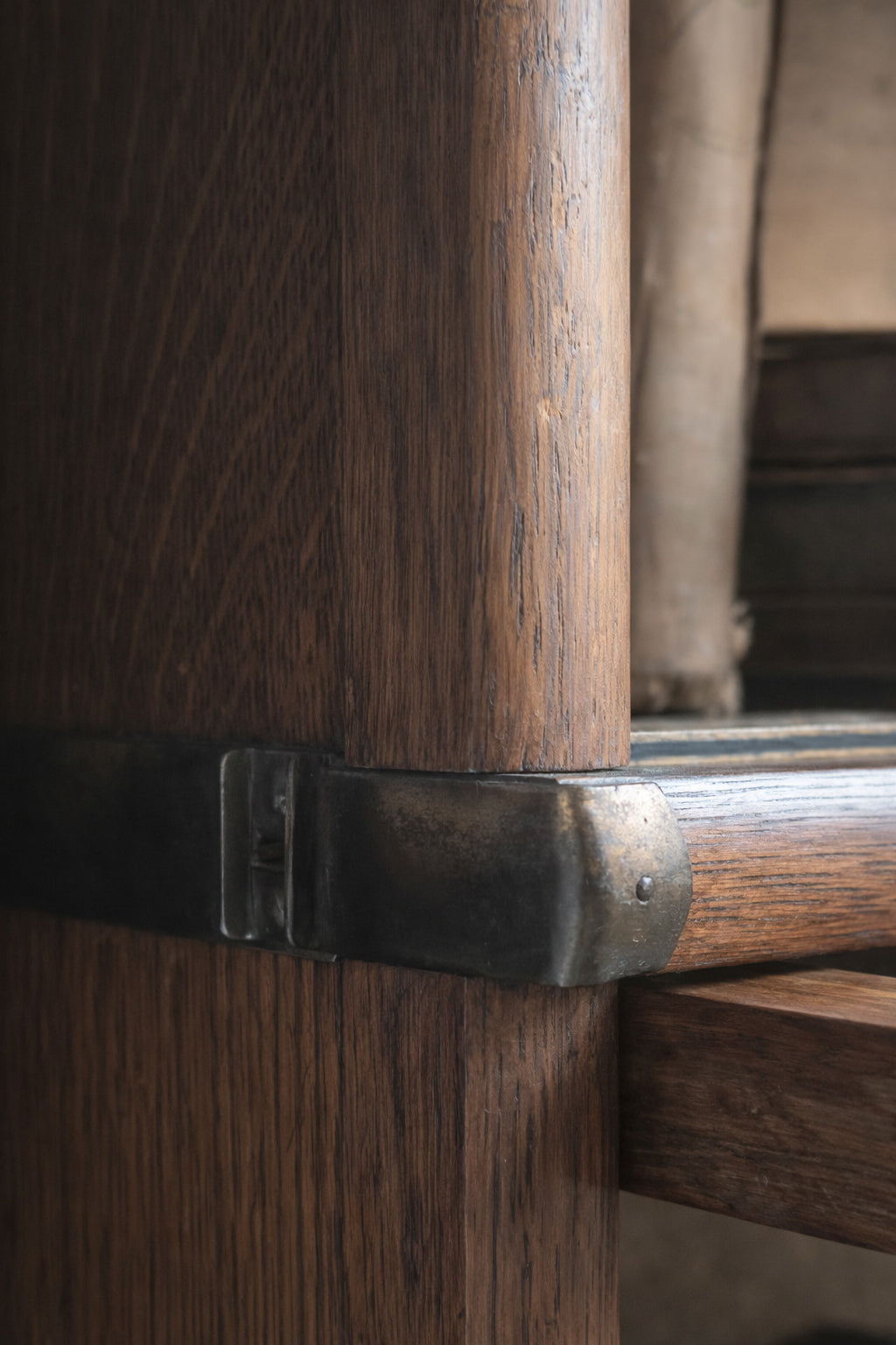 Libreria Modulare 'Globe Wernicke' Originale in Rovere con Ante a ribalta – Inghilterra 1920/40 Barrister Bookcase