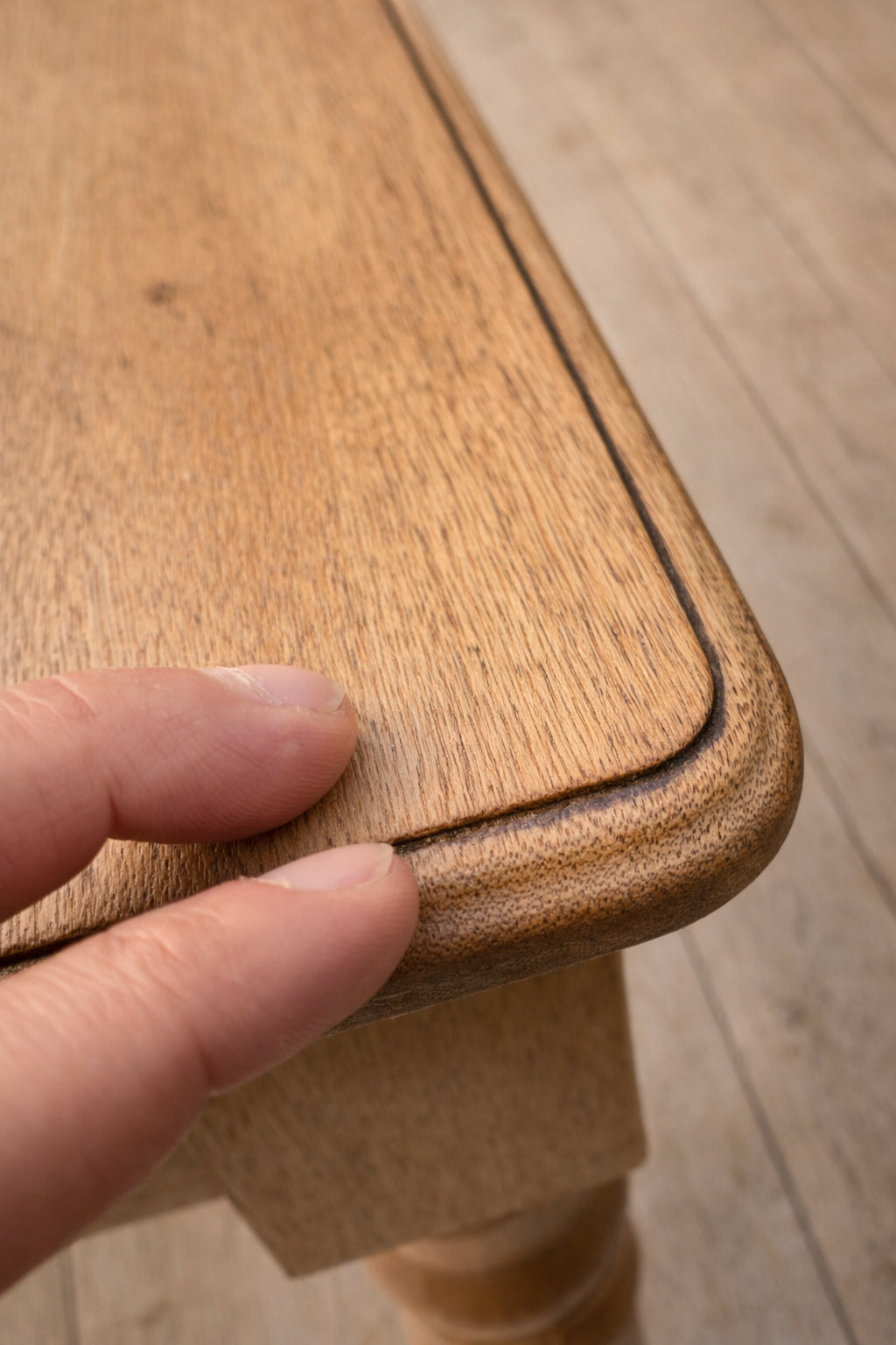 Tavolo inglese in rovere massello – fine XIX / inizi XX secolo