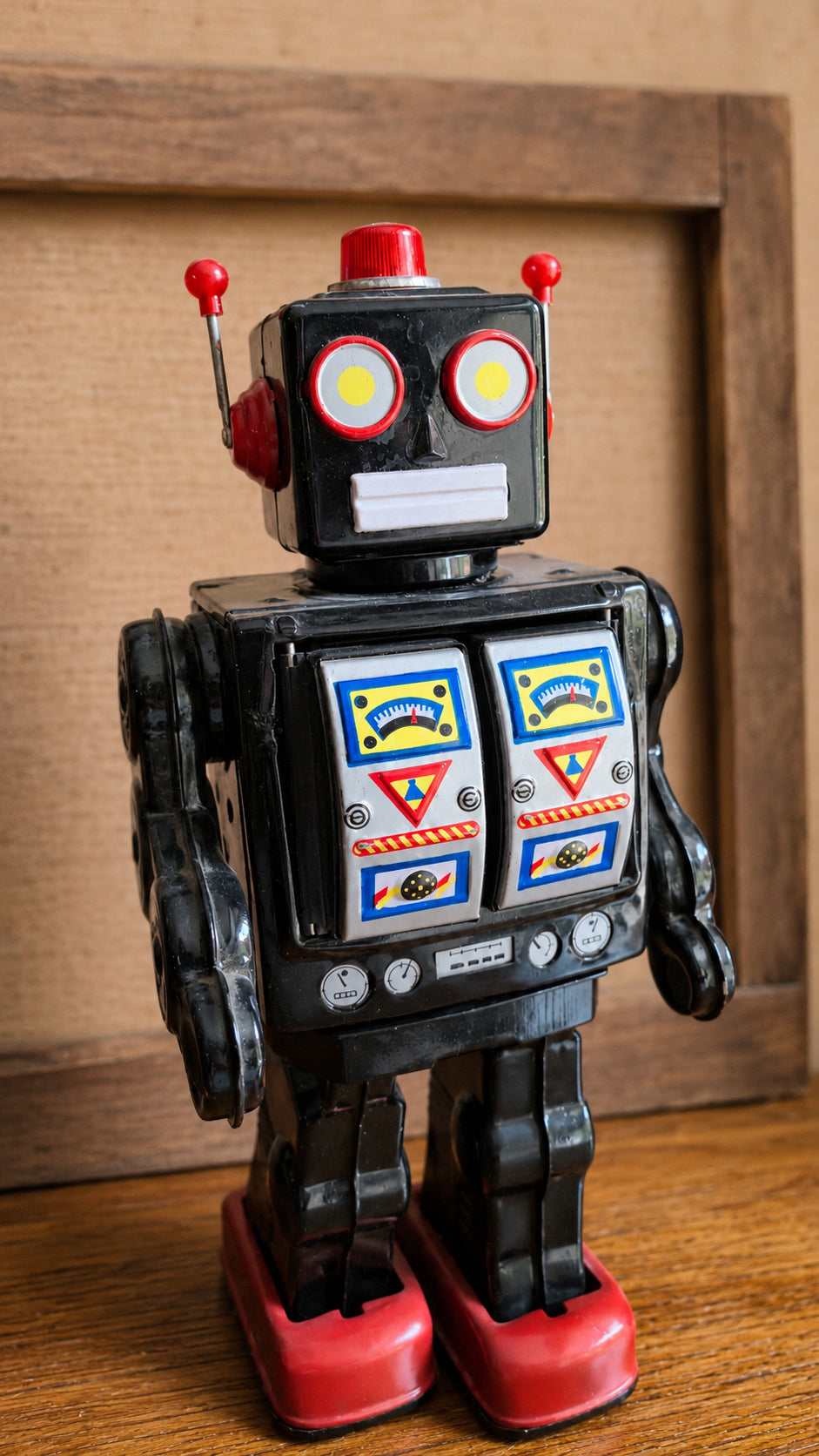 Space Walk Man ME 100 – Robot vintage in latta con scatola originale