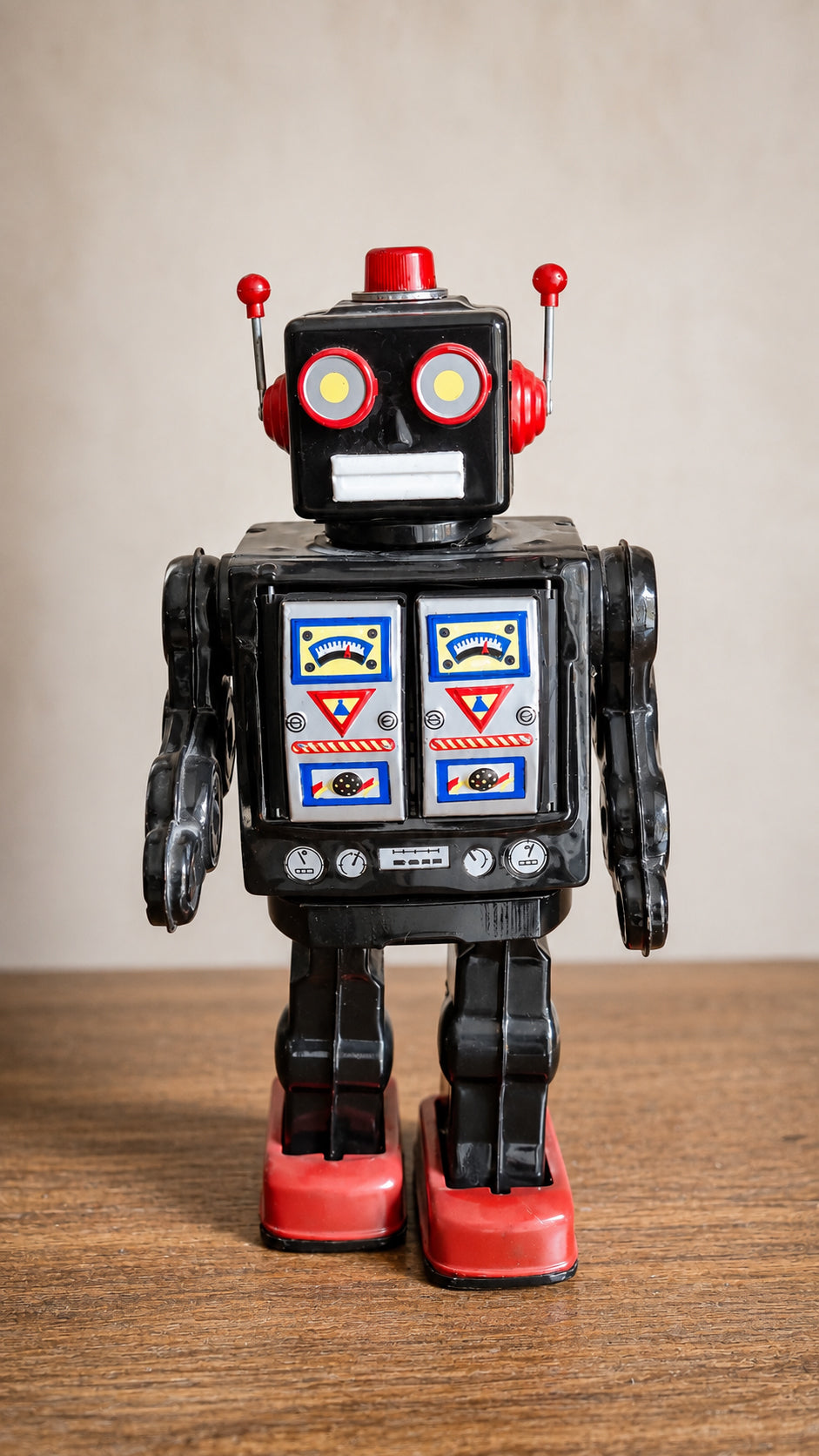 Space Walk Man ME 100 – Robot vintage in latta con scatola originale